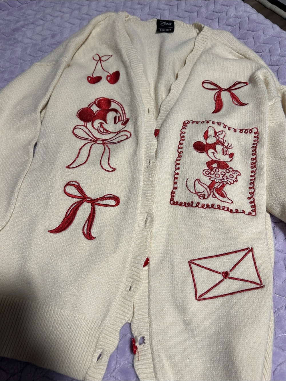 Mickey and Minnie Cardigan - Picture 2 of 2
